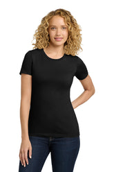 Next Level Apparel® Women's Cotton Tee - Black - XS